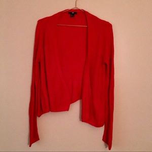 H&M Red Knit Cardigan